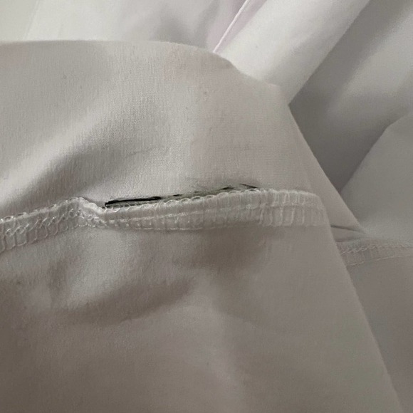 Swet Tailor Cotton Stretch Polished White Button Down Shirt XXL - Picture 6 of 10